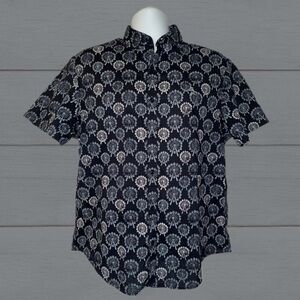 Original Penguin Heritage Slim Fit Shirt XL – Ferris Wheel Print Short Sleeve